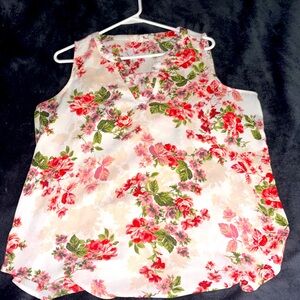 Floral print Maurice’s blouse